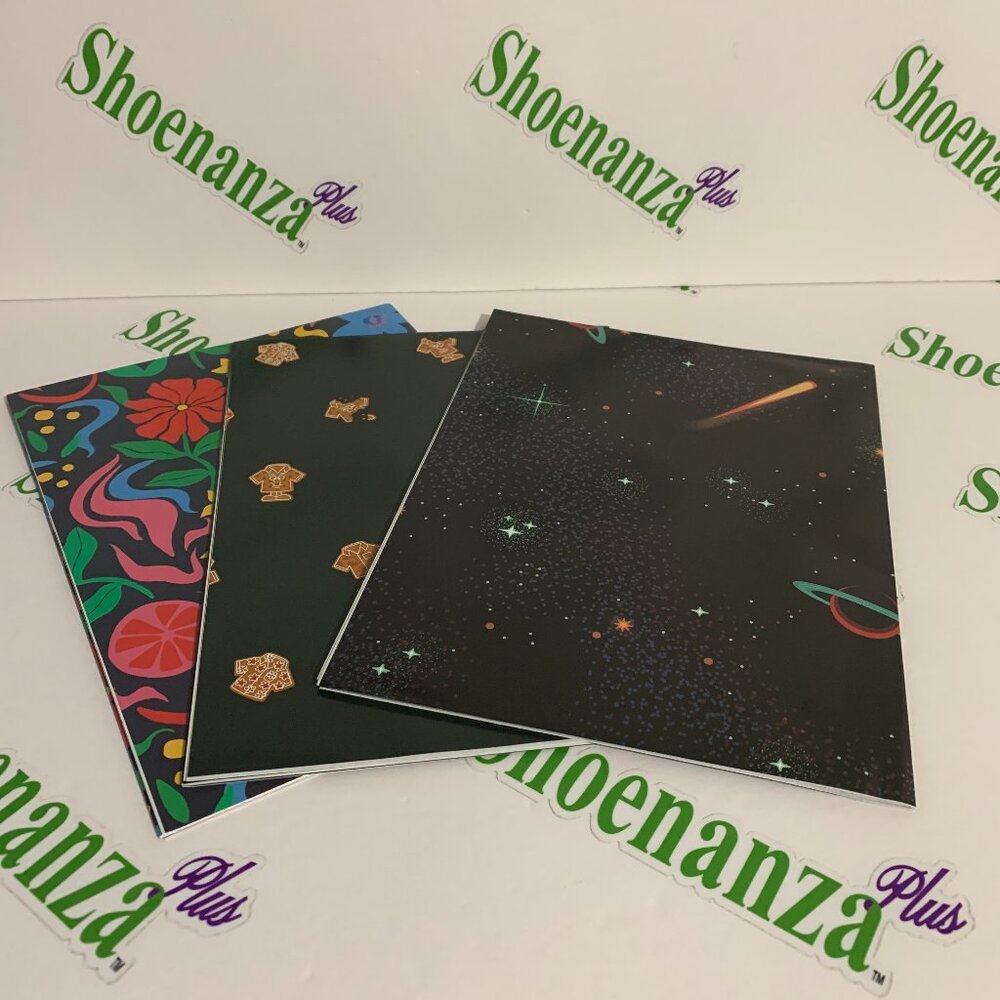 RSVLTS Wrapping Paper 3 Pack Gift Wrap Set Christmas Floral Space Gingerbread